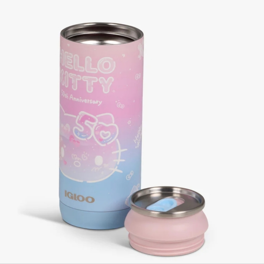 Hello Kitty Sanrio x Igloo 50th Anniversary Limited Edition 16 oz can
